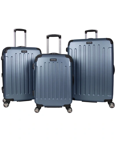 Kenneth Cole Reaction Renegade 3-pc. Hardside Expandable Spinner Luggage Set In Granite Blue