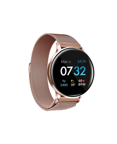 Itouch Sport 3 Women's Special Edition Touchscreen Smartwatch: Rose Gold Crystal Case With Rose Gold Mesh S In Rose Gold-tone