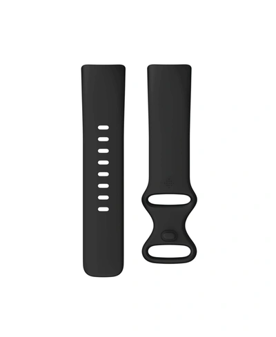 Fitbit Charge 5 Black Silicone Infinity Band, Large
