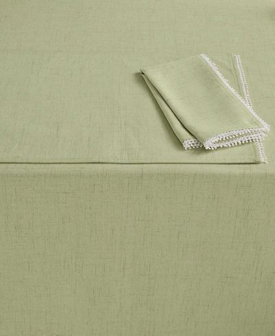 Lenox French Perle 60" X 120" Pistachio Tablecloth