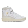 ADIDAS ORIGINALS WHITE FORUM 84 HI SNEAKERS