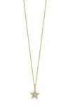 Bony Levy Bl Icons 18k Yellow Gold Pave Diamond Mini Star Pendant Necklace In 18k Yellow Gold