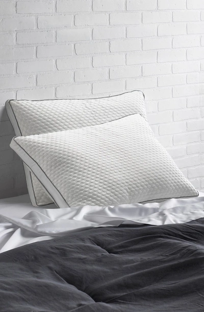 Ella Jayne Home Firm Sideback Sleeper Dobby Standard Pillow In White