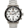 Shinola Silver Runwell Sport Chronograph 'the White Hurricane' 48 Mm Watch In Titanium