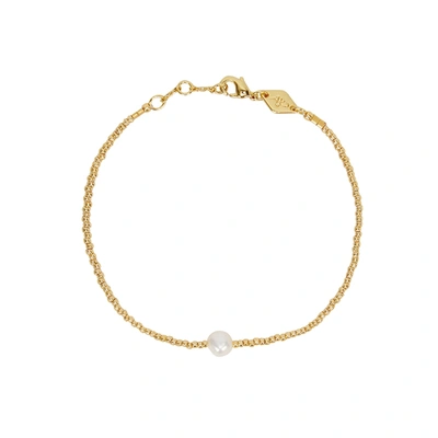 Anni Lu Pearly 18kt Gold-plated Beaded Bracelet