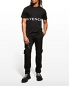 Givenchy 4g Logo Print T-shirt In Black