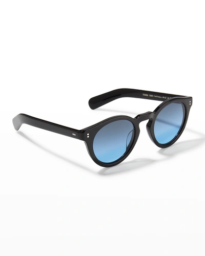 Oliver Peoples Men's Martineaux 49mm Polarized Sunglasses In Black