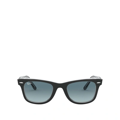 RAY BAN UNISEX RAY-BAN RB2140 BLACK ON TRANSP