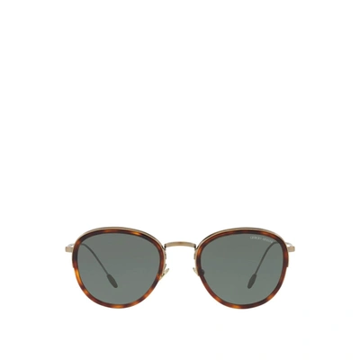 Giorgio Armani Ar6103j Brushed Pale Gold Unisex Sunglasses