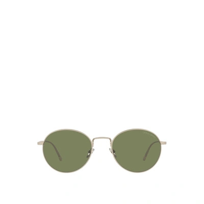 Giorgio Armani Ar6125 Matte Pale Gold Male Sunglasses