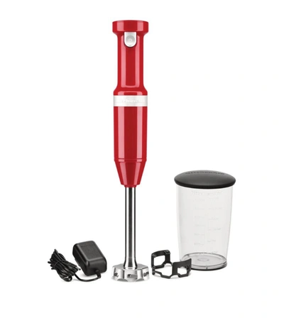 Kitchenaid Cordless Hand Blender In Red