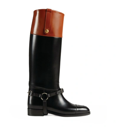 Gucci Leather Knee-high Boots