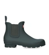 Hunter Original Logo-print Rubber Chelsea Boots In Grey