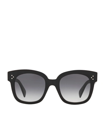 Celine Rectangular Sunglasses In Black