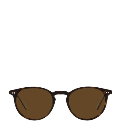 Oliver Peoples Phantos Sunglasses In Brown
