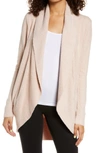 Barefoot Dreams ® Cozychic Lite® Circle Cardigan In Dusty Mauve