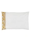 Versace Medusa Amplified Pillowcase In White Gold