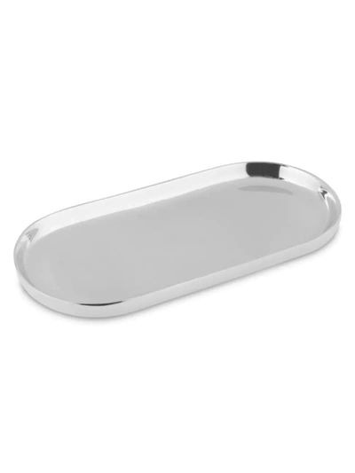 Nambe Oblong Nest Large Tray In Gray