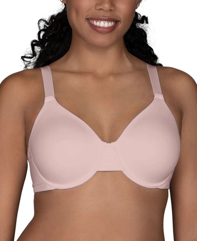 Vanity Fair Full Figure Beauty Back Smoothing Minimizer Bra 76080 In Pink