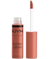 Nyx Professional Makeup Butter Gloss Non-stick Lip Gloss In Bit Of Honey