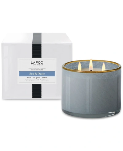Lafco New York Sea & Dune Beach House 3-wick Candle, 30-oz. In Md Blue