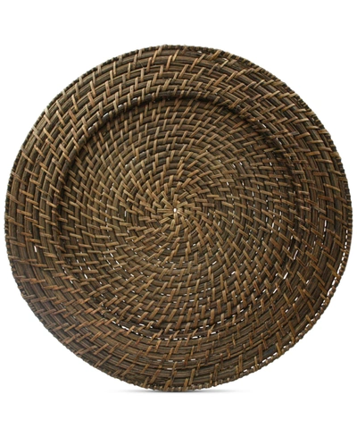 American Atelier Jay Import  Rattan Round Charger, Set Of 4