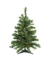 Northlight 2' Pre-lit Canadian Pine Artificial Christmas Tree In Green