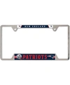 WINCRAFT MULTI NEW ENGLAND PATRIOTS CHROME PLATED METAL LICENSE PLATE FRAME