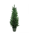 Northlight 4' Potted Virginia Pine Artificial Walkway Christmas Tree In Green