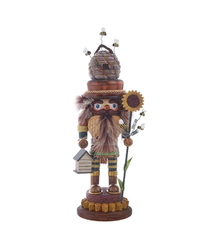 Kurt Adler 15" Hollywood Bee Keeper Nutcracker In Multi