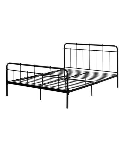 South Shore Holland Bed, Queen In Black