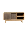 Furniture Tv Console With Sliding Doors In Natural