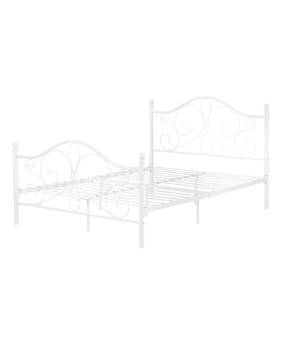 South Shore Summer Breeze Bed, Full In White