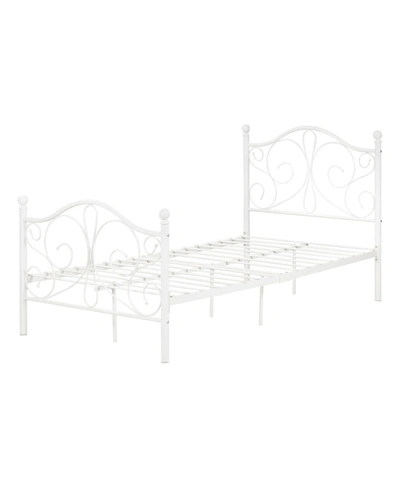 South Shore Summer Breeze Bed, Twin In White