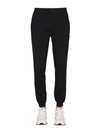 Hugo Boss Logo-print Drawstring Track Pants In Nero