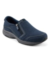 Easy Spirit Women's Thallow Side Zip Casual Slip-on Sneakers Women's Shoes In Dark Blue