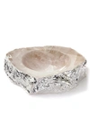 Anna New York Casca Crystal Bowl, Silver In Crystal Silver