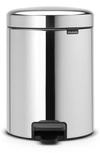 Brabantia Newicon Step Can Recycling Trash Can In Brilliant Steel