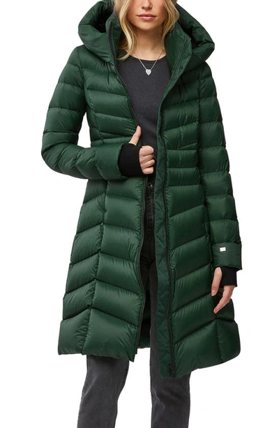 Soia & Kyo Lita Long Puffer Jacket In Juniper