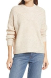 MADEWELL BELFIORE RIBBED PULLOVER SWEATER,NC688