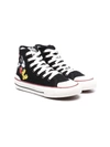 Moa Mickey Mouse High-top Sneakers In Black