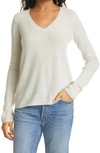 Atm Anthony Thomas Melillo Cashmere V-neck Sweater In Vapor