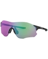 Oakley Men's Low Bridge Fit Sunglasses, Oo9313 Evzero Path 38 In Gray
