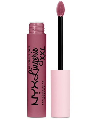 Nyx Professional Makeup Lip Lingerie Xxl Long-lasting Matte Liquid Lipstick In Unlaced