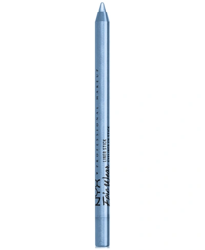 Nyx Professional Makeup Epic Wear Liner Stick Long Lasting Eyeliner Pencil In Chill Blue (ice Blue)