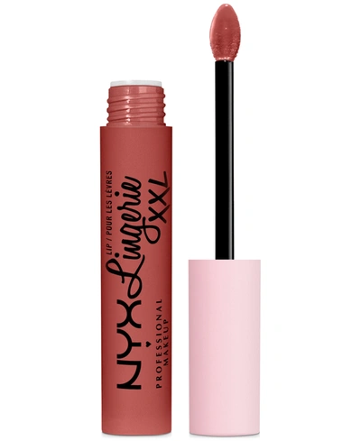 Nyx Professional Makeup Lip Lingerie Xxl Long-lasting Matte Liquid Lipstick In Warm Up