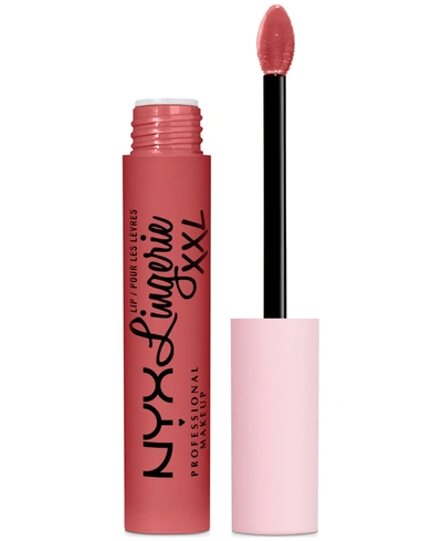 Nyx Professional Makeup Lip Lingerie Xxl Long-lasting Matte Liquid Lipstick In Xxpose Me