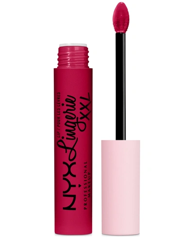 Nyx Professional Makeup Lip Lingerie Xxl Long-lasting Matte Liquid Lipstick In Stamina