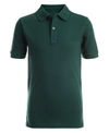 Nautica Little Boys Stretch Double Pique Polo In Hunter