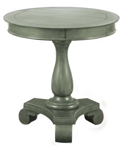 Best Master Furniture Marquee Living Room Round End Table In Teal